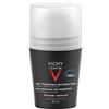 Vichy Homme Deodorante Roll-On Pelle Sensibile 48H Senza Alcool Lenitivo 50ml