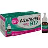 Multivitamix B12 Integratore di Vitamina B12 Energia 50+ 12 Flaconcini