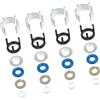A ABSOPRO 4 Set Carburante Iniettore Guarnizione Kit Riparazione 06J998907D 06J998907 06J998907A Sostituzione dell'articolo