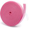 KQDRAVINE Strisce isolanti per bordi autoadesive, 50 mm x 5 mm x 10 m, per compensazione, nastro di disaccoppiamento autoadesivo, per riscaldamento a pavimento, massetto (rosa)