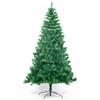 Wintem - Albero Tradizionale Verde Natalizio 210 cm con 631 Rami Fitti in PVC Ecologico e Base in Metallo, Facile da Montare e Riutilizzare, Perfetto come Albero di Natale Slim per Interni