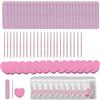 AMOYUN 20 Pezzi Kit Monouso per Manicure, Incluso Mini Lime per Unghie 100 180, Buffer Unghie Blocco Doppia Faccia, Bastone di Cristallo Professional per Manicure e Nail Art