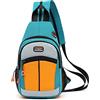 FANDARE Zaino Monospalla da Uomo Donna Zaini Borsa a Spalla da palestra Borsa Tracolla Borsello a Spalla Borse a Zainetto per Sportivo Trekking Ciclismo Viaggio Sling Crossbody Bag Verde