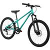 FabricBike Terra - MTB Mountain Bike 24 alluminio per bambini 8, 9, 10 e 11 anni, Bicicletta 24 Pollici, 7 velocità, freni a disco, Sospensione. (Polished)