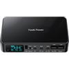 Yuuki Power Mini UPS per Modem Router, 10400mAh(38Wh) Gruppo di Continuità 12V/2A, 24V PoE con 5V/3.6A USB