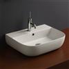 Scarabeo Glam lavabo sospeso, 181141BK, Glam bianco opaco [Lavabi > Lavabi Sospesi]