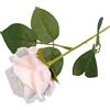 Anevous 5 pezzi di fiori artificiali in rosa, rosa di velluto da 51 cm per bouquet da sposa, fiori finti realistici in seta per arte in rosa per fai da te, matrimonio, festa a casa, centrotavola da