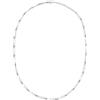 Breil, Collezione Edge of Light, Collana Uomo in Acciaio Lucido con Maglie Rettangolari, Chiusura a Moschettone, Lunghezza Regolabile Fino a 52 cm