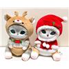 Sfilata Set 2 Peluche Mofusand Natale Nyan Cat Big 2025 dal Giappone Nuovo