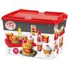 SIMBA TOYS ITALIA SRL Ecoiffier 100% Chef Set Hamburger 25 Accessori