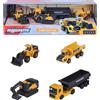 SIMBA TOYS ITALIA SRL Majorette Volvo 4 Mezzi Giftpack Set Veicoli da Cantiere in Metallo