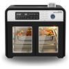 BEST DIRECT STARLYF Doble Door Oven 28L, Forno Friggitrice ad Aria XXL | Doppia Porta, 18 Programmi, 1700W, Grill, Girarrosto, Disidratatore e Display LCD | Forno Elettrico Multifunzione da Cucina