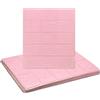 QUARKZMAN 10pz Pannelli 3D per Pareti Peel and Stick, Pannello per Parete Impermeabile, 35cm x 38.5cm Design Mattoni Carta da Parati XPE Piastrelle Doccia per Bagno, Cucina, Soggiorno, Rosa
