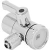 BAOFUYA Valvola Deviatrice M22 Adattatore Soffione Doccia Femmina Valvola Deviatrice Rubinetto da 3/8 di Pollice per Rubinetto Lavello o Bagno
