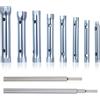 Tiugbjkgk 8 Pcs Chiavi a Bussola per Rubinetti, Set Chiavi a Tubo Lunghe per Idraulico, Chiave a Bussola Tubolari Esagonale da 6-22 mm per Serraggio del Lavandino, con 2 Barre