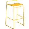 Fermob - Sgabello alto impilabile Surprising - Giallo - Acciaio verniciato - Designer Harald Guggenbichler