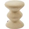 POLSPOTTEN - Sgabello imbottito Zig Zag - Beige - Espanso