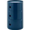 Kartell - Portaoggetti Componibili - Blu - ABS - Designer Anna Castelli Ferrieri