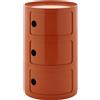 Kartell - Portaoggetti Componibili - Arancione - ABS - Designer Anna Castelli Ferrieri