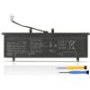 K KYUER 70Wh C41N1901 Laptop Batteria per Asus ZenBook Duo 14 UX481 UX481F UX481FL UX481FA UX481FLY UX4000F UX4000FL UX481FL-BM044T UX481FL-BM039R UX481FL-BM042T UX481FL-BM040T UX481FL-HJ093T HJ105T