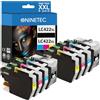 NINETEC LC422XL Multipack Cartucce compatibili per Brother LC422XL LC422 422 XL LC-422XLVAL per Brother MFC-J5340DW MFC-J5345DW MFC-J5740DW MFC-J6940DW MFC-J6540DW 8