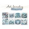 Blocco di Carte Art Journaling & Card Making Set Winter Blue