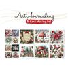 Blocco di Carte Art Journaling & Card Making Set Christmas Red 1