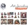 Blocco di Carte Art Journaling & Card Making Set Christmas Red 2