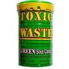 Toxic Waste Rifiuti tossici pericolosamente verde Tamburo Candy Sour
