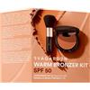Evagarden WARM BRONZER KIT terra solare e pennello