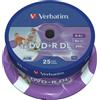 VERBATIM DVD Verbatim 43667 8,5 GB DL 25 pz