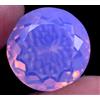 Naturale Viola-Rosa Welo Opale 25.20 KT Rotondo Certificato Non Scaldato Loose