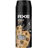 Axe Bodyspray Leather & Cookies Deodorante senza alluminio combatte batteri che causano odori e odori sgradevoli, 150 ml, 4 pezzi