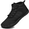 AONETIGER Scarpe Barefoot Invernali Donna Uomo Antiscivolo Stivali Neve Caldo Scarponcini Impermeabili Scarpe a Piedi Nudi da Trekking (88 Grigio,43EU)