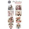 Blocco di Carte Christmas Pink 3D