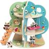 Chicco Playset in Legno, Albero dei Procioni, Gioco Montessoriano, 4 Personaggi Esclusivi, Playset 34 cm di Altezza su Due Piani, Gioco Bambina e Bambino 2+ Anni, Idea Regalo