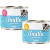 Smilla Kitten 24 x 200 g umido gatto - Mix: 8 x Pollo + 8 x Vitello + 8 x Cuori di pollo