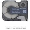 Makeid Etichette PET per P31S - Nero su Bianco, 13mm x 6.5m, uso interno/esterno, sicurezza, tracciabilità, elettrico
