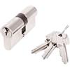 TESA ASSA ABLOY 52003535N Cilindro europeo TE5, 35 x 35 mm, nichelato, per serrature a profilo europeo per porte residenziali e commerciali, installazione semplice dall'esterno con una sola vite