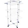 Gimi Stendibiancheria modular 3 + 3 piani in acciaio trattato mt.30 Lux 71x71x132h di Gimi