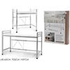 Vacchetti Scaffale Mensola Estensibile Da 40,5 A 63,5x31,5x42cm Bianco