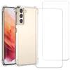 Evetane Cover Galaxy S24+ e 2 schermi di protezione - TPU - Trasparente - refurbished