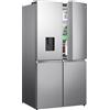 Hisense RQ758N4SWSE frigorifero side-by-side Libera installazione 606 L E Acciaio inox