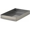 FORCAR Vaschetta Porta Bottiglie in Acciaio Inox per Carrelli Porta Teglie