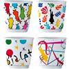 Bialetti 6 cl - Arte Bicchierino Caffé In Porcellana Set 4 Pz