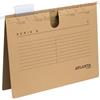 Djois Jalema 2655814700 - Cartelle sospese Atlanta per documenti commerciali, serie E, formato A4, confezione da 25 pezzi, colore: marrone naturale