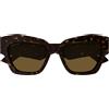 Gucci Occhiali da Sole GG1422S 003 Marrone/Marrone Unisex 55/19/145