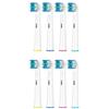 Generic Testine di ricambio compatibili con Oral B, per la maggior parte degli spazzolini elettrici Braun Oral B della serie Vitality Pro Smart Genius, Precision Clean e rimozione della placca (confezione da