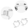 Keenso Staffa supporto base, 1 coppia staffa adattatore faro H7 LED Staffa