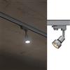 SLV PURI spot per binario trifase 230V, QPAR51, grigio argento, GU10 max. 50W, incl. adattatore trifase